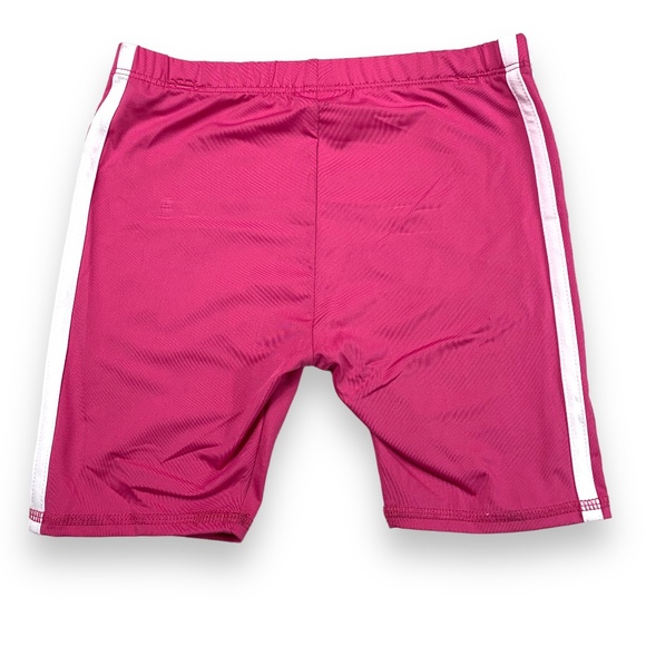 Girls Adidas Doodle Logo Graphic T-shirt And Pink Short Set Sz 5 - Picture 2 of 4